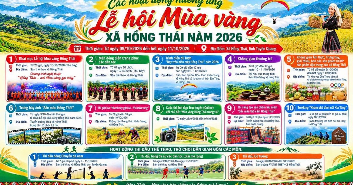 Lễ hội Mùa vàng Hồng Thái